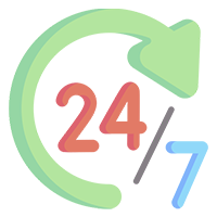 24/7-Service-Symbol